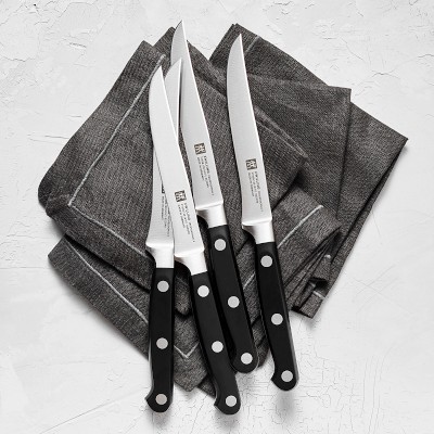 Zwilling Pro Knife Block Set with Forged Steak Knives
