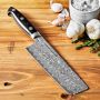 Zwilling Bob Kramer Damascus Steel Nakiri Knife, 6 1/2