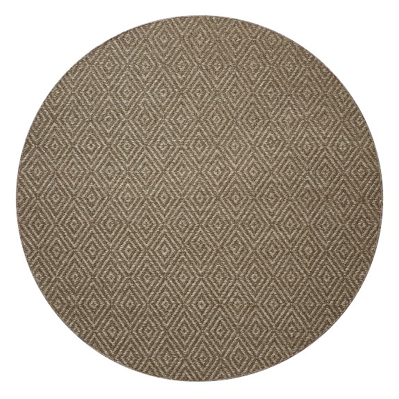 Custom Diamante Round Sisal Rug Williams Sonoma