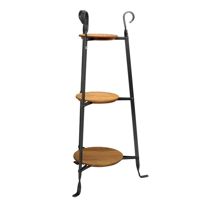 Enclume USA Handcrafted Gourmet 6 Tier Cookware Stand, Black