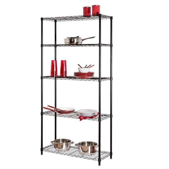 Our 5 tier storage racks provide the vertical space needed to