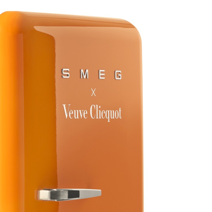 Smeg x Veuve Clicquot FAB28 Retro-Style Refrigerator
