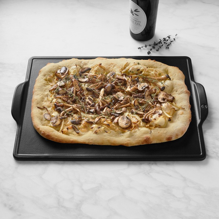 New in box! Emile Henry Pizza Stone - 14 inch, Charcoal, BBQ Ceramic, DW  safe