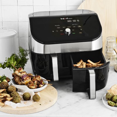 Instant Vortex™ Plus Dual ClearCook Stainless-Steel Air Fryer, 8-Qt ...