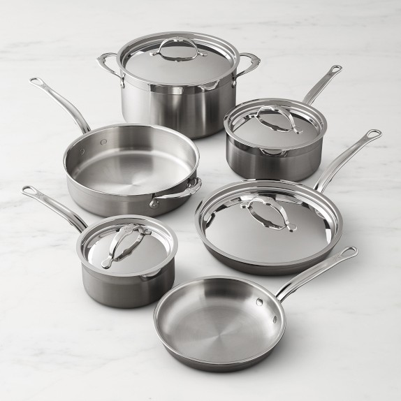 Hestan ProBond Stainless-Steel 10-Piece Set | Williams Sonoma