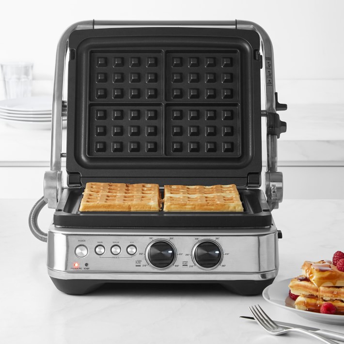 Breville BGR700BSS the Sear and Press countertop electric grill, Medium,  Brushed Stainless Steel