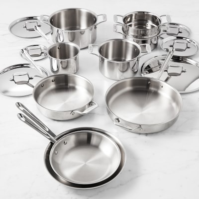 All-Clad D5 Stainless-Steel 24-Piece Cookware Set