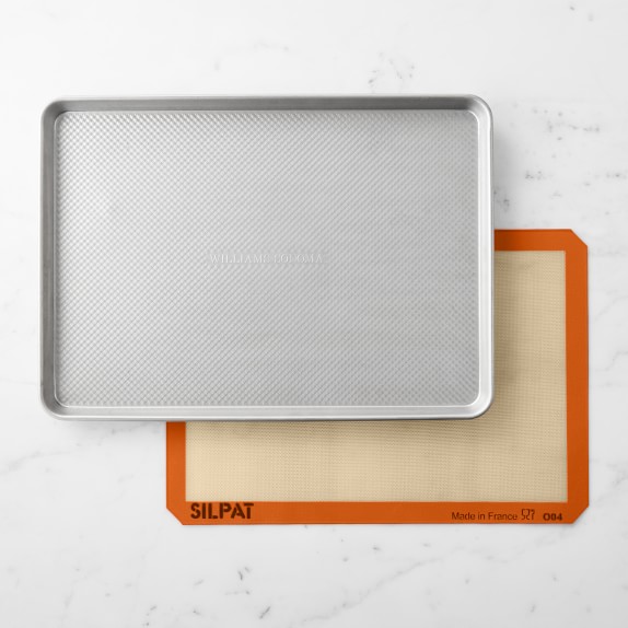 Williams Sonoma Traditionaltouch™ ThreeQuarter Baking Sheet and Silpat Silicone Baking Mat Set