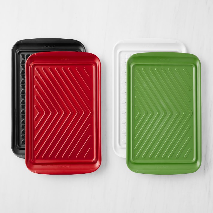 Williams Sonoma Sicily 4-Piece Grill Marinade & Prep Trays