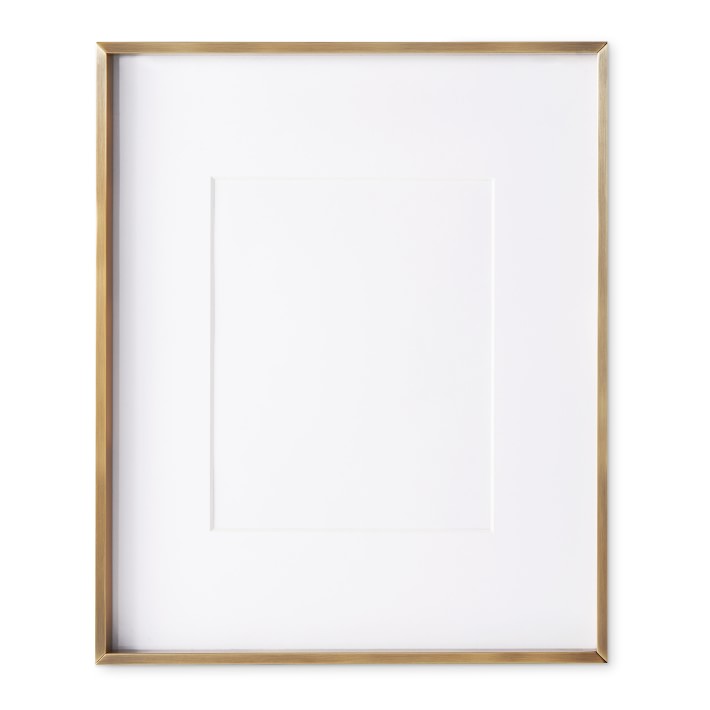 8 x 10 Antique Brass Gallery Frames