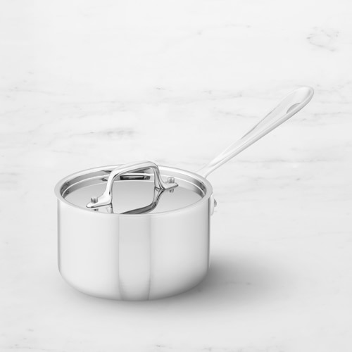 All-Clad D3® Tri-Ply Stainless-Steel Saucepan, 1 1/2-Qt.