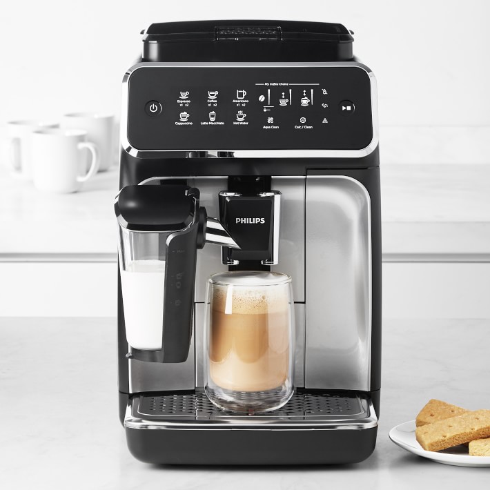 Philips 2200 Series Fully Automatic Espresso Machine, LatteGo Milk Frother,  3 Coffee Varieties, Intuitive Touch Display, 100% Ceramic Grinder