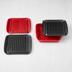 TOVOLO Prep & Serve Marinade Trays (Set of 2): Small – Zest