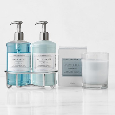 Williams Sonoma Fleur De Sel Hand Soap & Lotion - Deluxe 6-Piece Gift Set