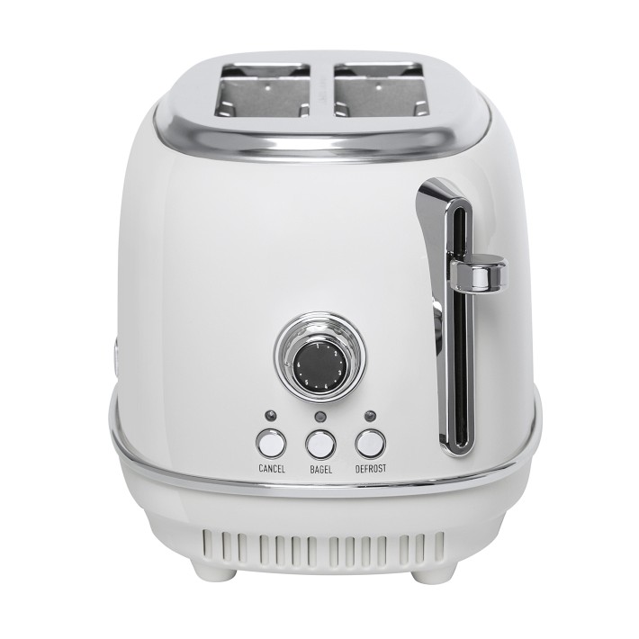 Haden Heritage 1.7 Liter Electric Tea Kettle & 4 Slice Wide Slot Toaster,  White
