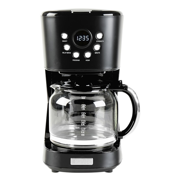 1.5L Drip Coffee Machine 12 Cup Coffee Maker With Timer Automatic  Extraction