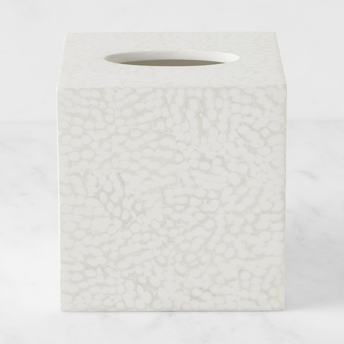 Lacquered Rectangular Tissue Box Cover