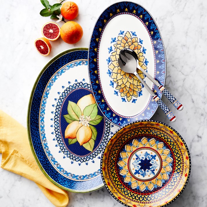 Sicily Ceramic Oval Platter