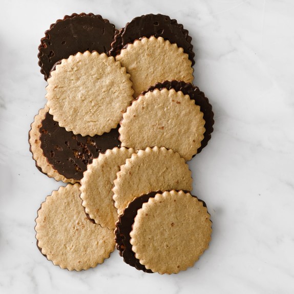 Moravian Chocolate-Dipped Peppermint Cookies | Williams Sonoma