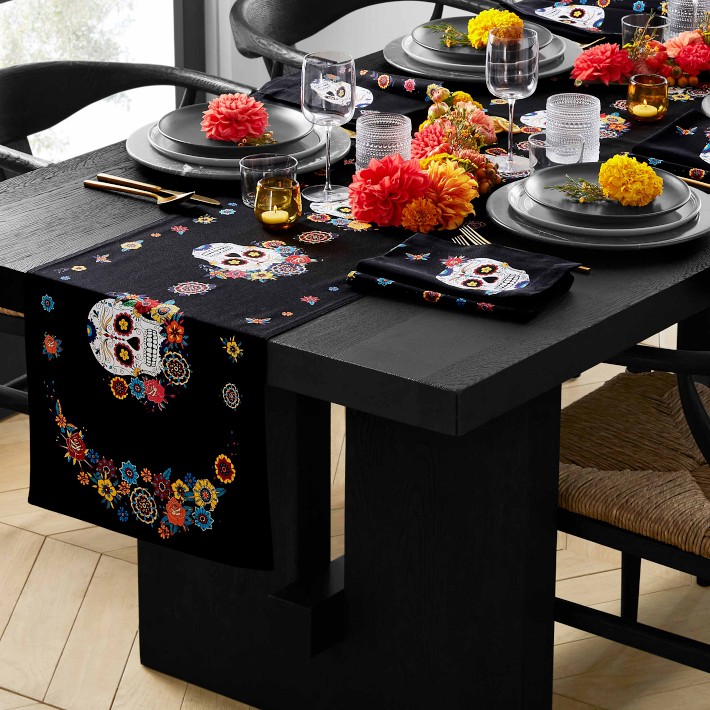 Day of the Dead Table Runner