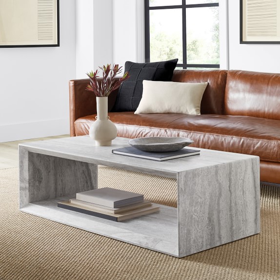 Pierre Travertine Coffee Table | Williams Sonoma