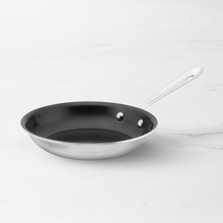 D3 Stainless Nonstick Fry Pan with lid, 12 inch