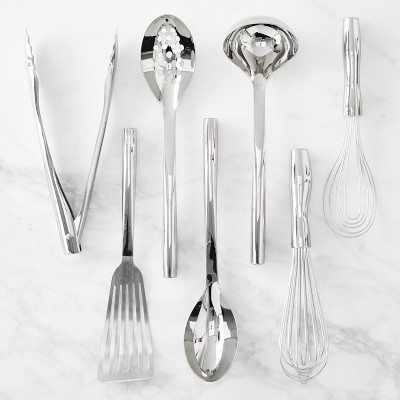 Williams Sonoma Stainless-Steel Silicone Utensils, Set of 5