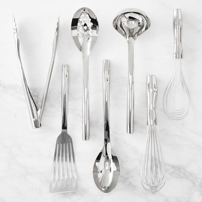 Williams Sonoma Stainless-Steel Silicone Utensils, Set of 8