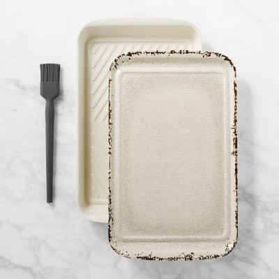 Williams Sonoma Rustic Grill Marinade & Prep Tray Set