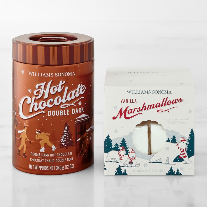 Williams Sonoma Double Dark Hot Chocolate &amp; Vanilla Marshmallows