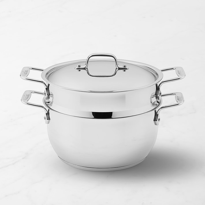 Williams-Sonoma - Winter 3 2020 - All-Clad d5 Stainless-Steel Steamer Set,  3-Qt.