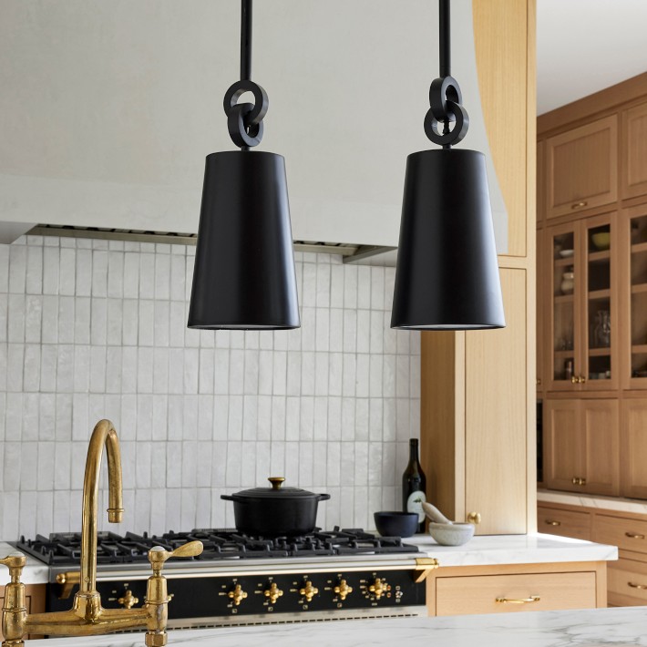 Chain Link Pendant, Antique Brass Williams Sonoma