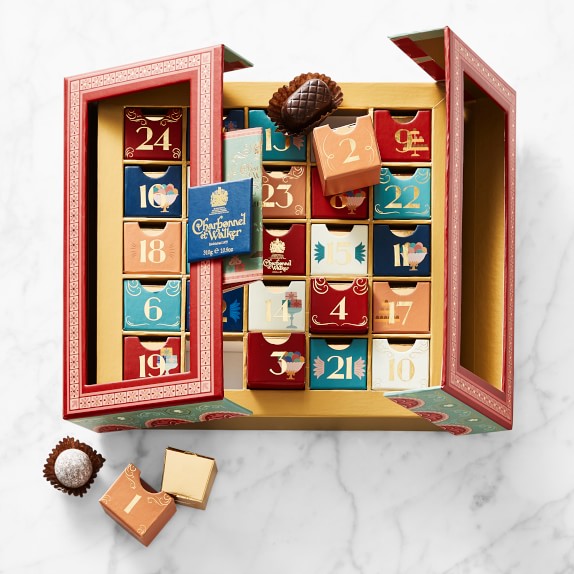 Charbonnel et Walker Chocolate & Truffle Advent Calendar Williams Sonoma