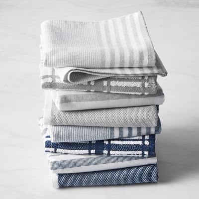 Williams Sonoma Super Absorbent Multi-Pack Kitchen Towels - Set of 4