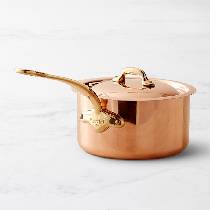 Mauviel Copper M'150 B Saucepan, 2 3/4-Qt. | Williams Sonoma