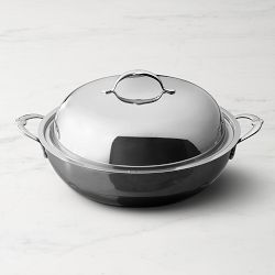Professional Clad Stainless Steel TITUM® Nonstick Sauté Pan with