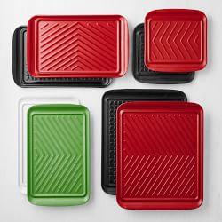 Williams Sonoma Rustic 4-Piece Grill Marinade & Prep Trays