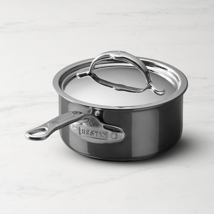 Hestan NanoBond Stainless Steel 2 Quart Saucier Pan with Lid