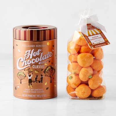 Williams Sonoma Fall Hot Chocolate Stacker & Pumpkin Marshmallows