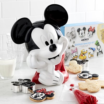 Walt Disney Mickey Mouse cookie Time Cookie Jar Shaped Like Alarm