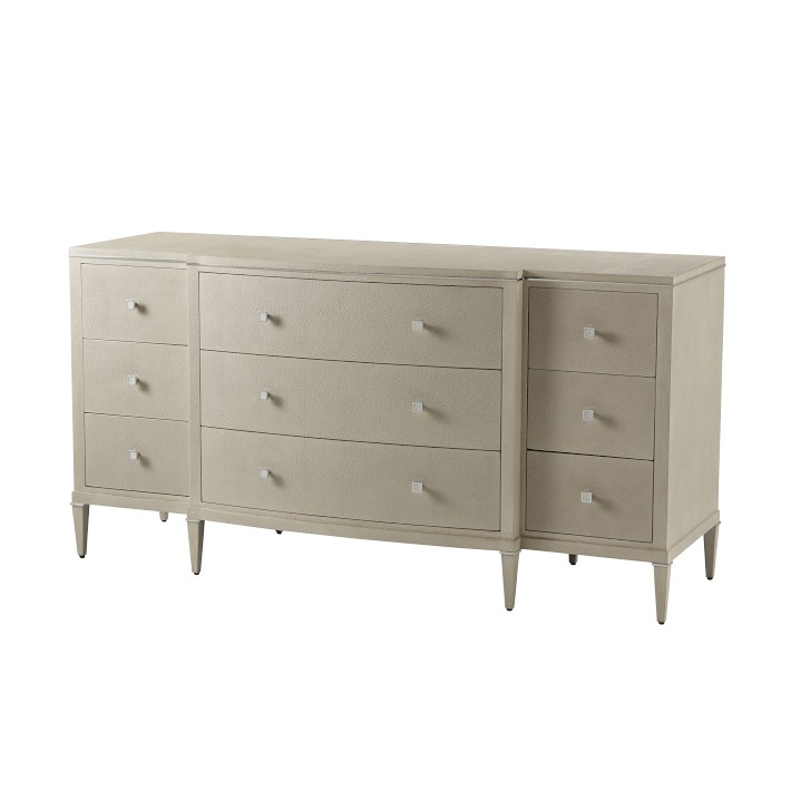 Jonathan Charles 6-Drawer Clapotis Danish Cord Double Dresser