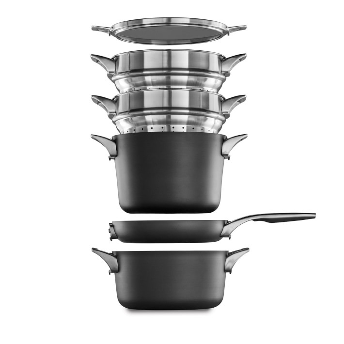 Calphalon: $200 Off Premier Space-Saving Stainless Steel 10-Piece Cookware