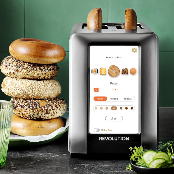 Best Buy: Revolution Cooking Revolution InstaGLO 2-Slice Toaster R270P  Platinum R270P