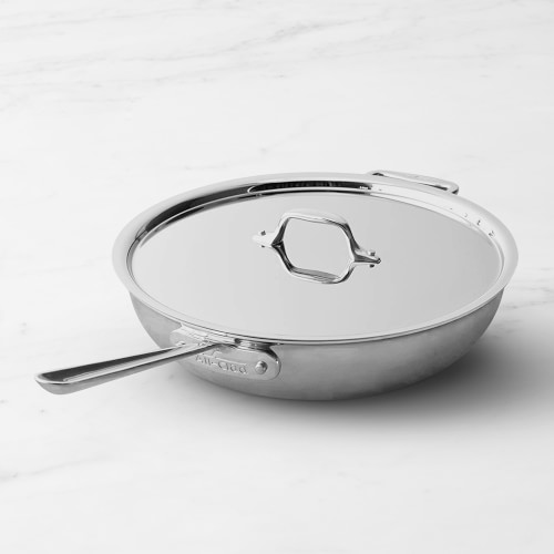 All-Clad Triply Stainless-Steel Weeknight Pan, 4-Qt.