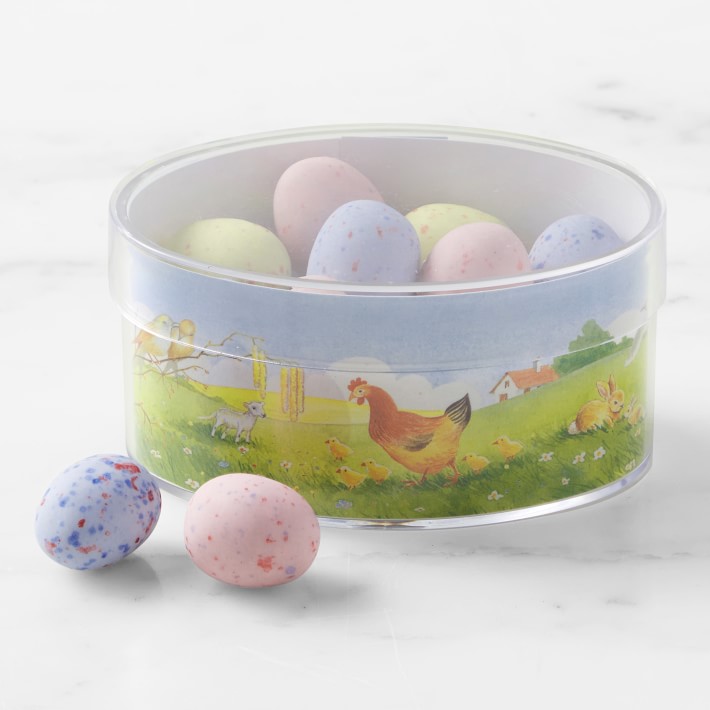 Cute Easter Tumbler, Pastel Easter Eggs and Bunnies, 20 Ounce
