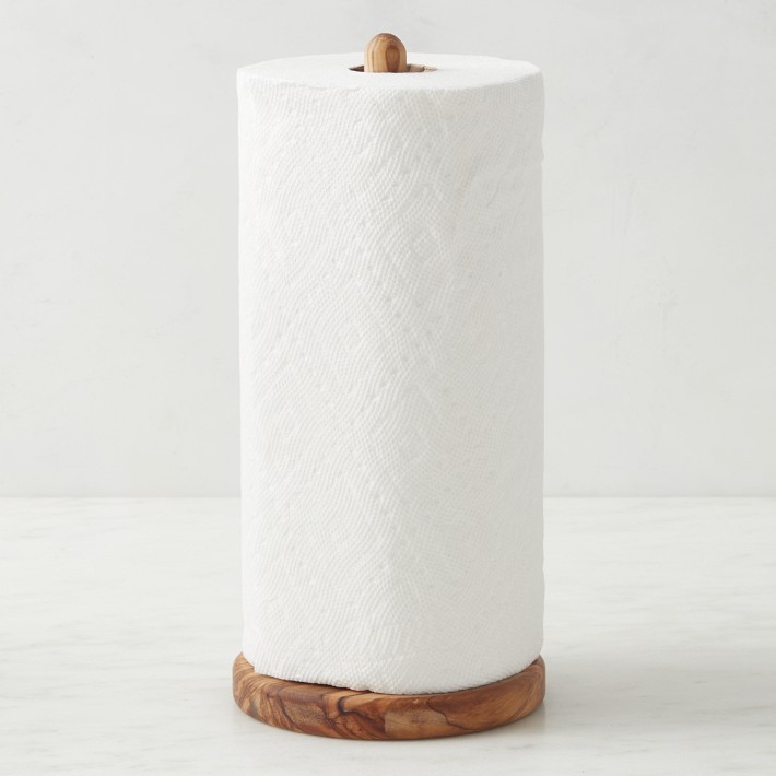Williams Sonoma Olivewood Paper Towel Holder