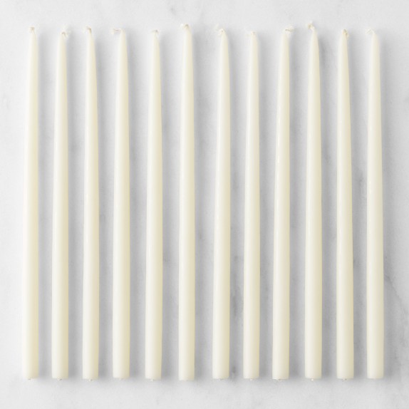 Ivory Tiny Taper Candle Set Williams Sonoma