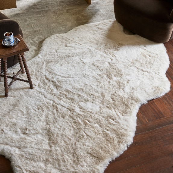 Faux Sheepskin Rug Williams Sonoma
