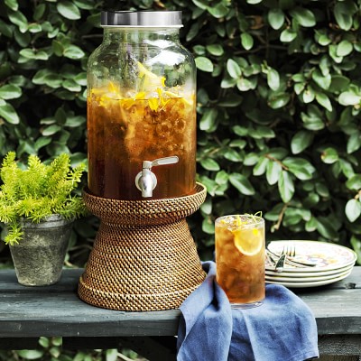 Williams Sonoma Glass Beverage Dispenser