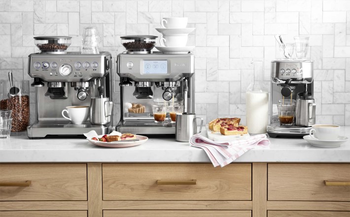 Breville BES500BSS1BU Bambino™ Plus Brushed Stainless Espresso  Machine 